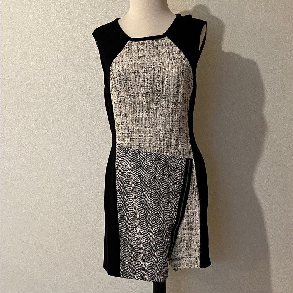 Rachel Roy Chic Black and White Women's Mini Dress, women’s size 10